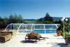 Abri piscine transparent